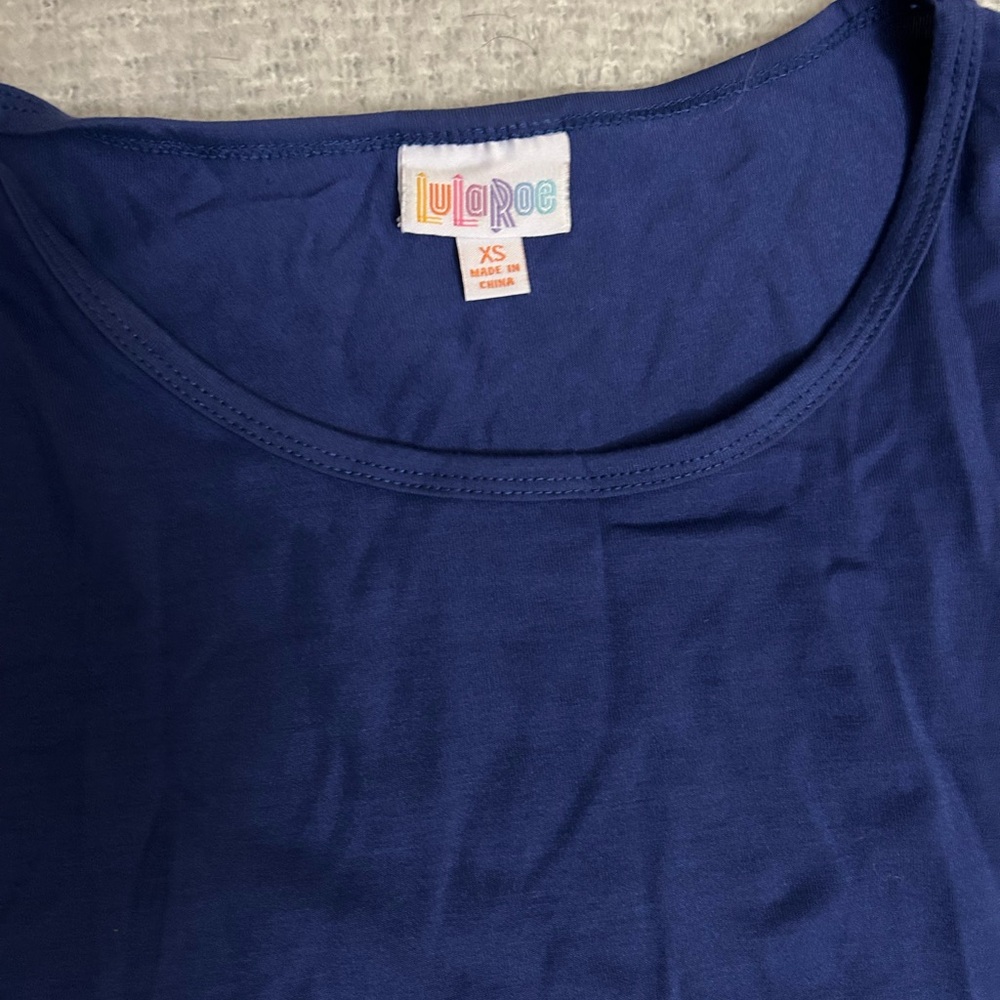 LuLaRoe Blue T-Shirt